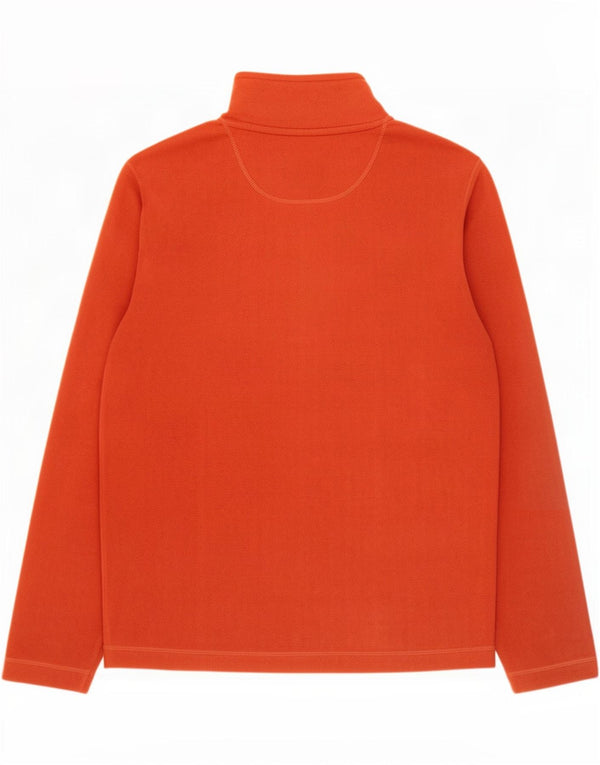 Weird Fish Herre Zip Neck Fleece Jumper Stor Brun Polyester
