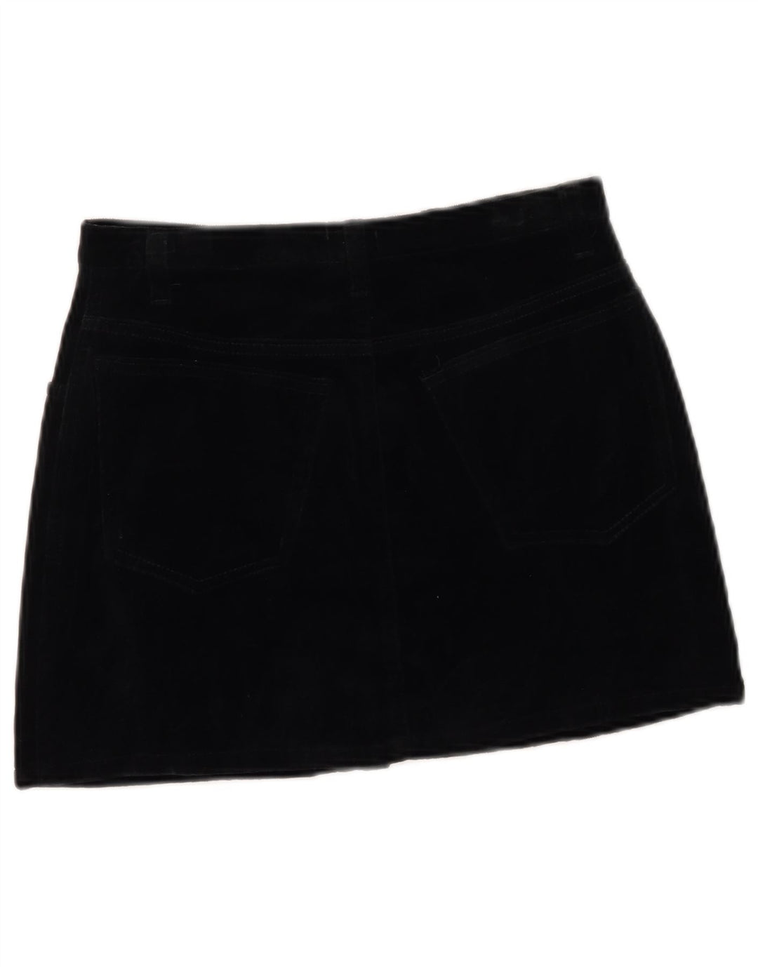 Sisley Dame Mini Nederdel IT 42 Medium W27 Sort Bomuld
