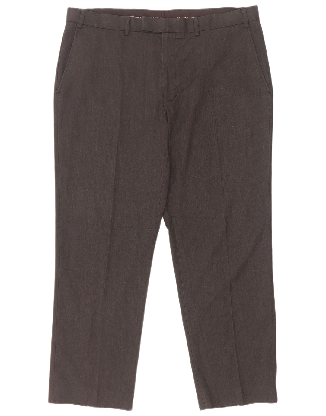 Marks & Spencer Herre Regular Fit Suit Bukser W38 L29 Grå polyester