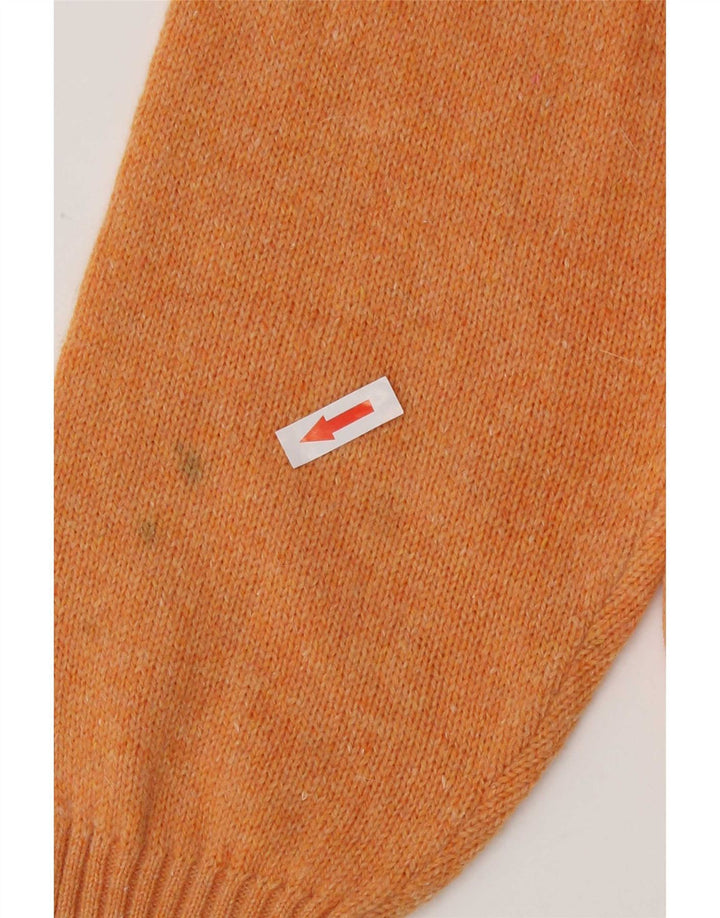 Vintage Herre rund hals sweater Medium Orange Argyle/Diamond