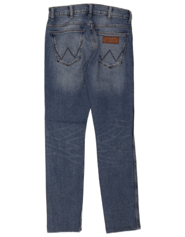 Wrangler Dame Larston Slim Tapered Jeans W28 L29 Blå