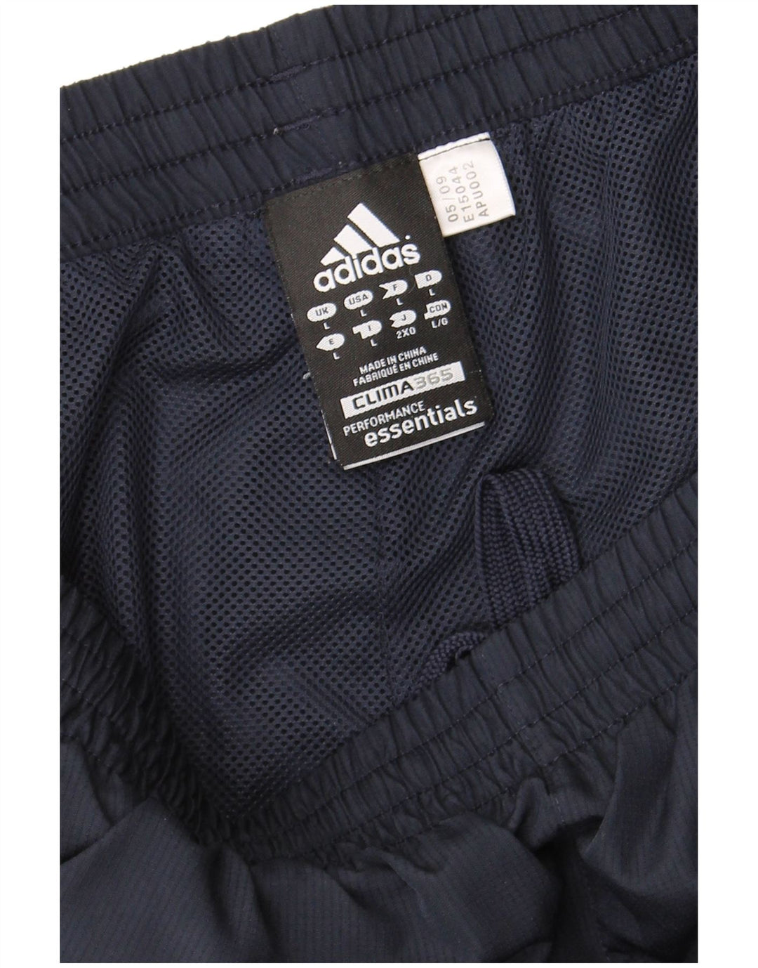 Adidas Herre Clima 365 Capri Træningsdragt Bukser Large Navy Blue Polyester