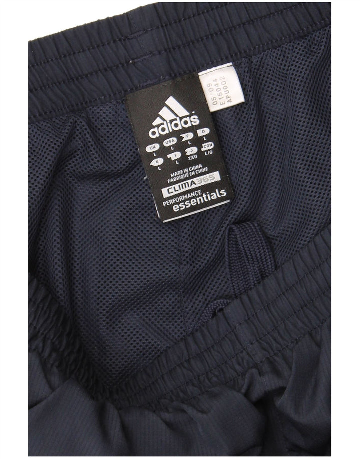 Adidas Herre Clima 365 Capri Træningsdragt Bukser Large Navy Blue Polyester