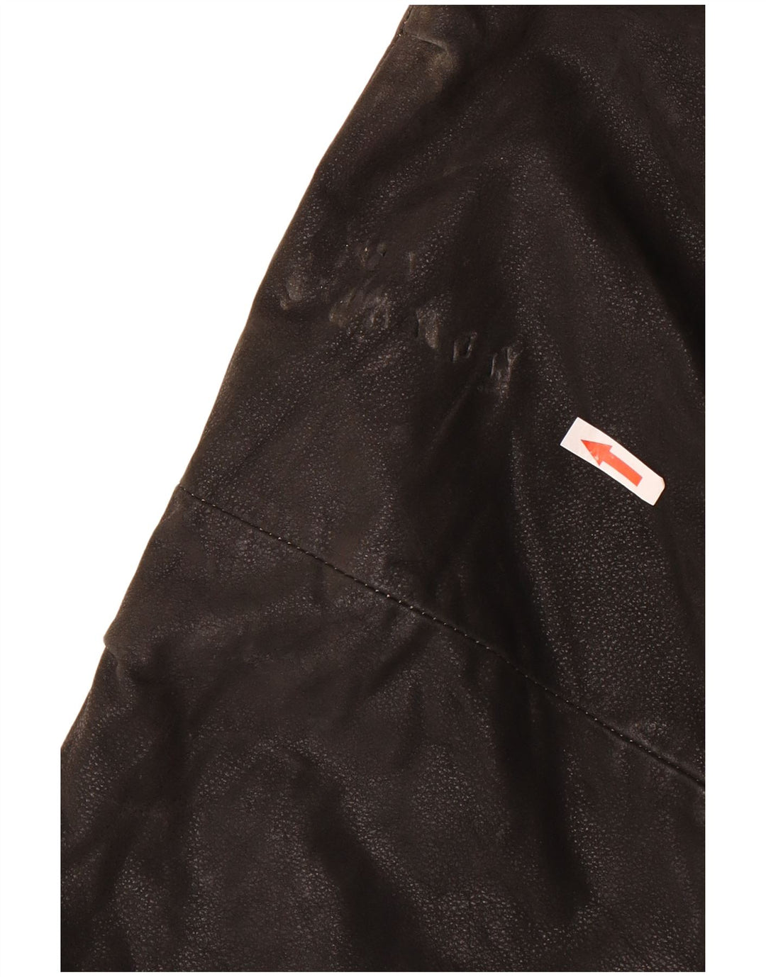 Vintage herre læderjakke UK 44 2XL sort læder