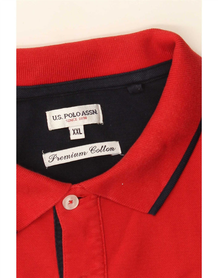 U.S. Polo Assn. Herreskjorte 2XL rød bomuld