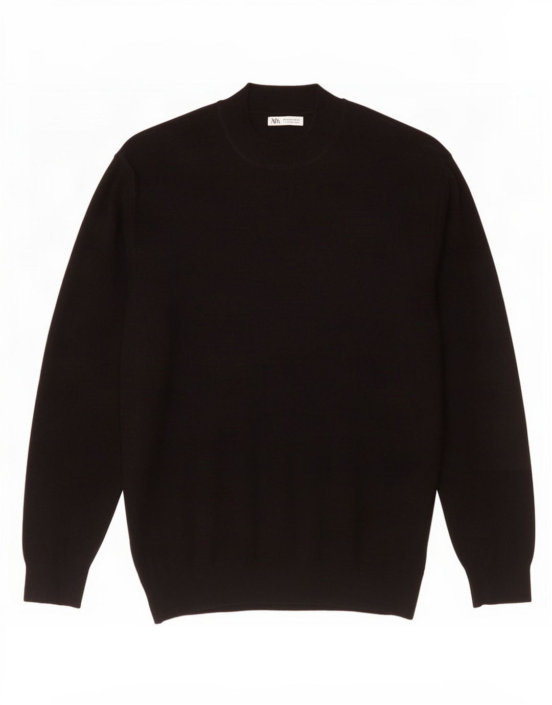 Zara Herre Turtle Neck Jumper Sweater Large Sort
