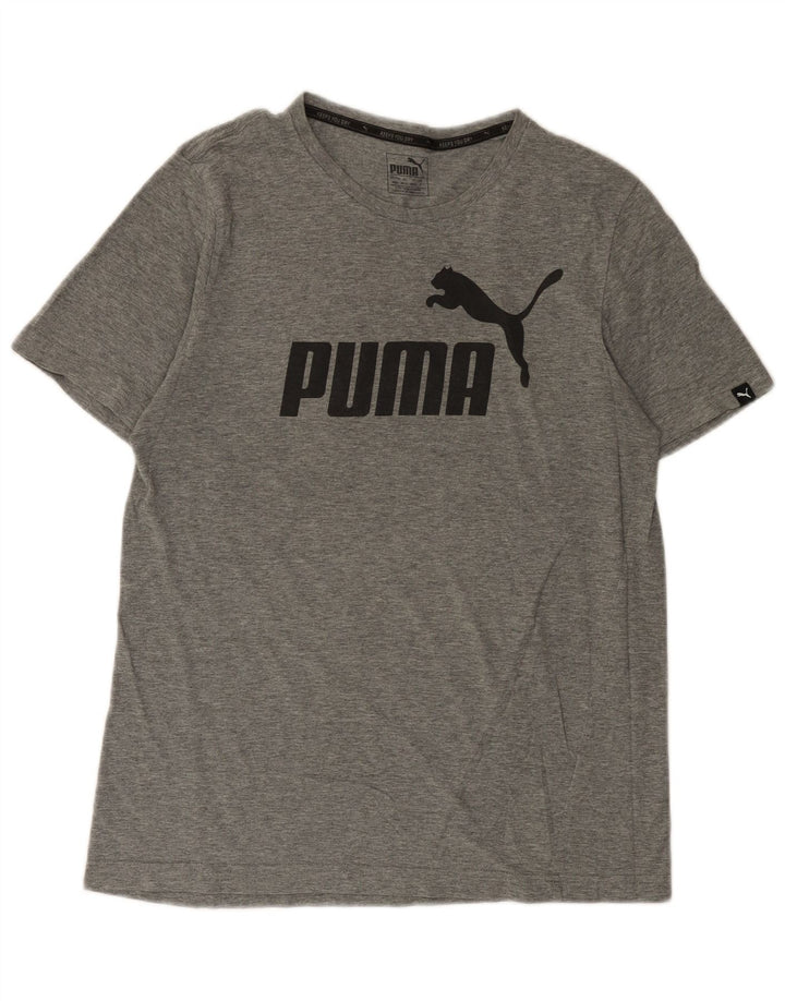 Puma Herre grafisk T-shirt Top mellemgrå