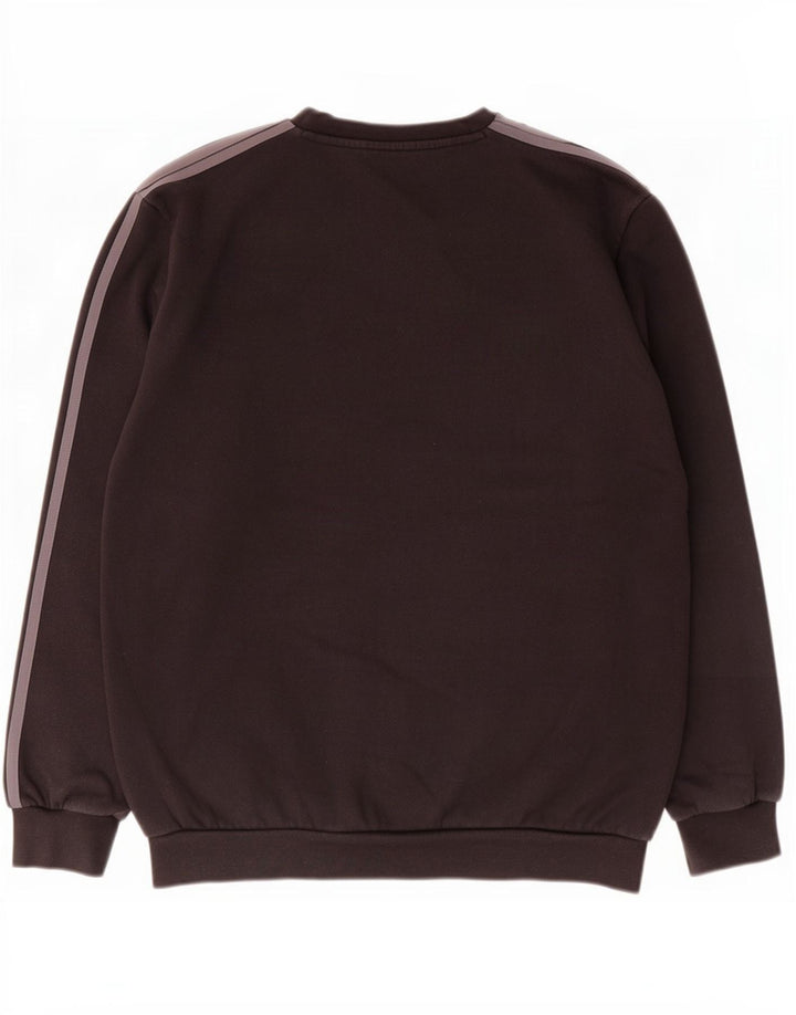 Adidas Grafisk Sweatshirt Jumper Medium Sort Bomuld