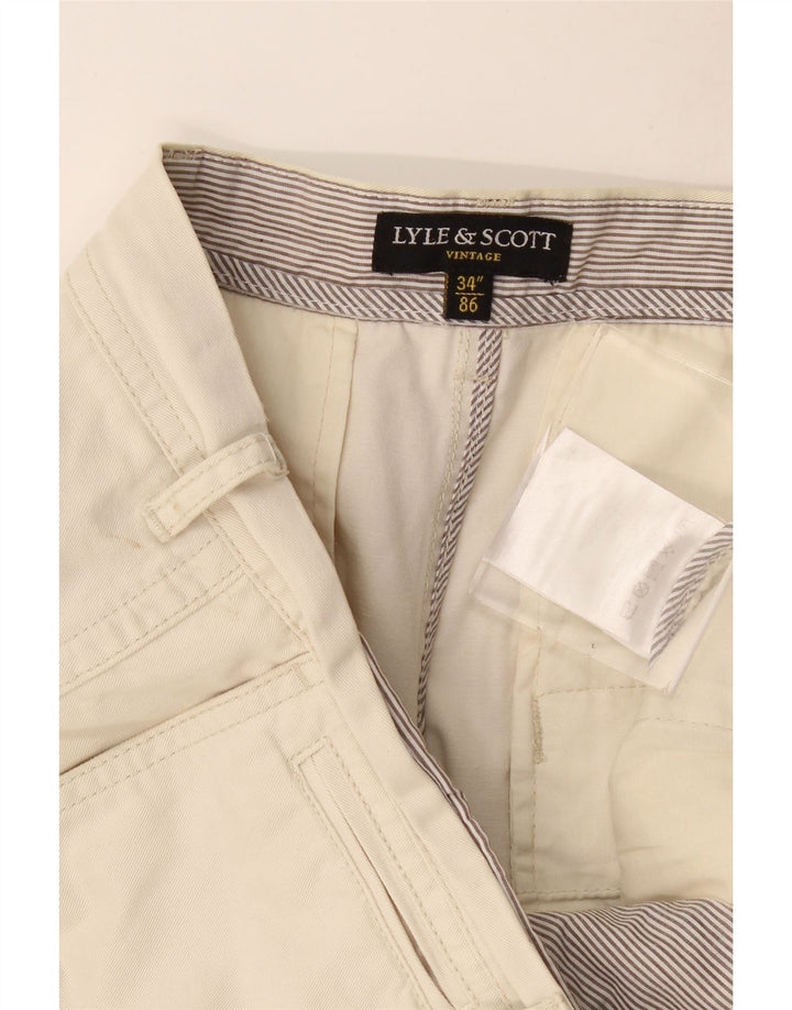 Lyle & Scott Herre Chino Shorts W34 Large Beige