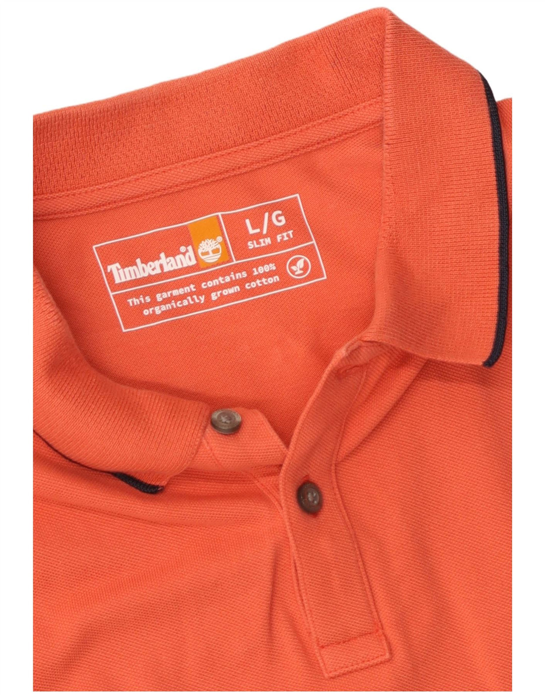 Timberland Herre Slim Fit Polo Shirt Stor Orange Bomuld