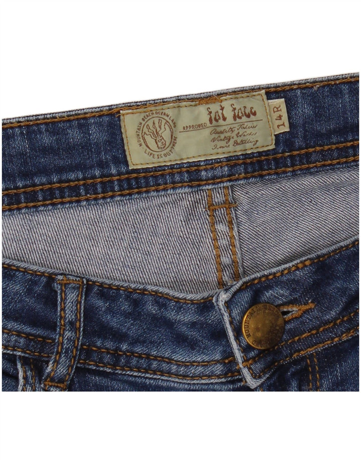 FAT FACE Dame Capri Jeans UK 14 Large W32 L23 Blue