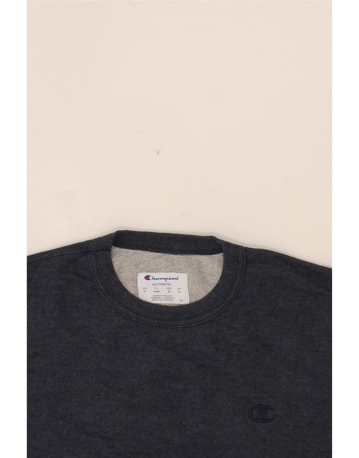 CHAMPION Mens Sweatshirt Jumper Medium Navy Blue Vintage Champion and Second-Hand Champion from Messina Hembry 