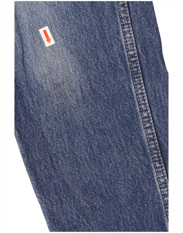 FAT FACE Dame Mom Jean Distressed Slim Jeans UK 6 XS W26 L26 Blå Bomuld