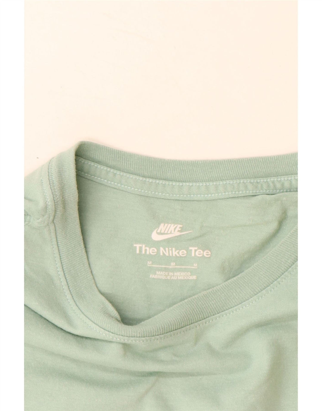 NIKE Herre Regular Fit grafisk T-shirt Top Medium Turkis