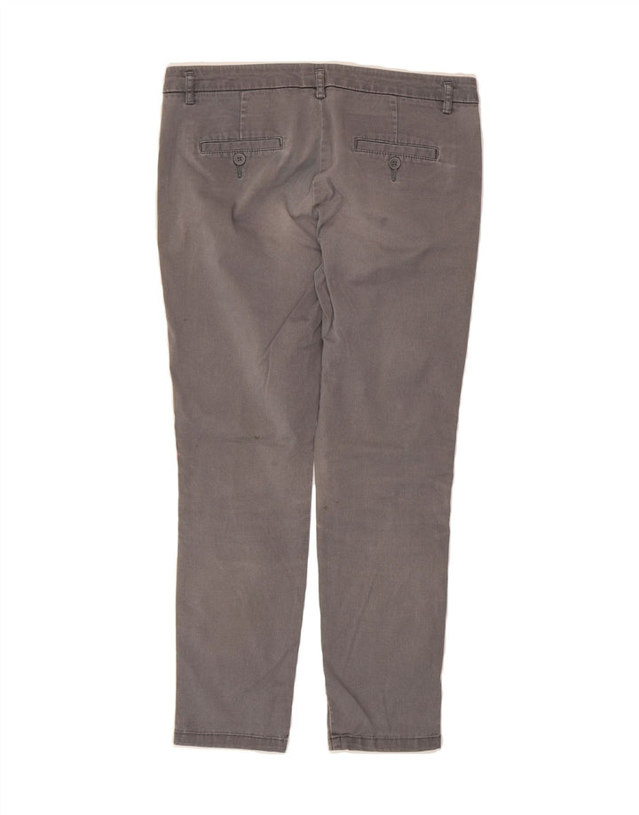BENETTON Womens Slim Chino Trousers IT 44 Medium W32 L27 Grey Cotton Vintage Benetton and Second-Hand Benetton from Messina Hembry 
