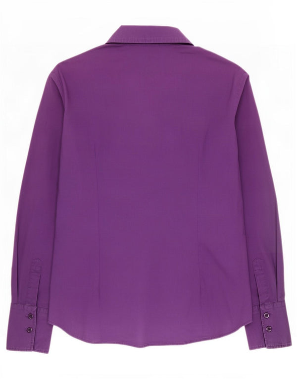 Benetton Dame Pullover Shirt UK 12 Medium Purple