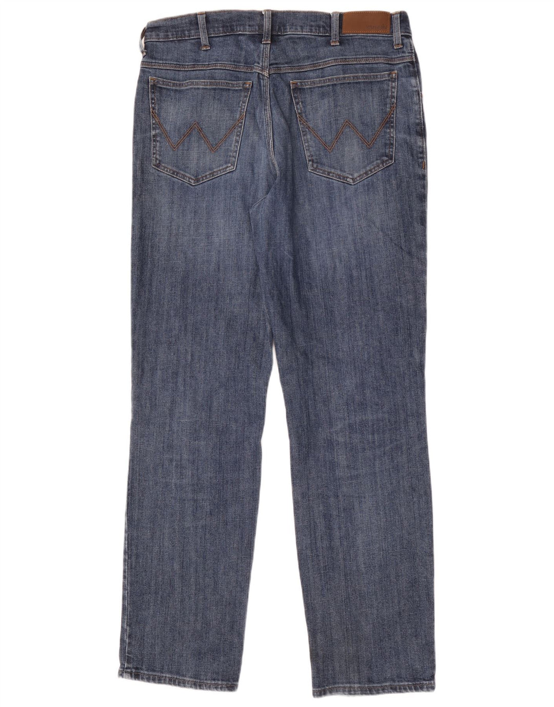 Wrangler Straight Jeans til mænd W36 L34 blå bomuld