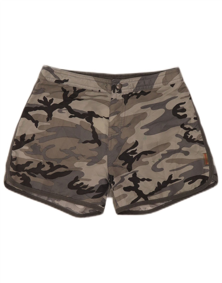 VANS Casual Shorts til kvinder W27 Small Grey Camouflage
