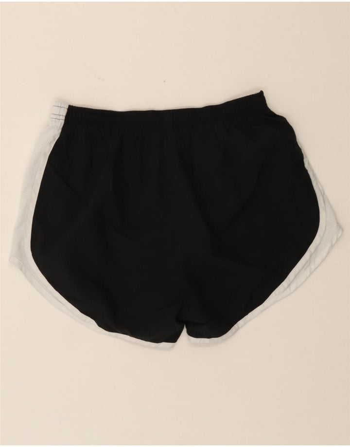 NIKE Womens Sport Shorts US 4/6 Small Black Colourblock Polyester Vintage Nike and Second-Hand Nike from Messina Hembry 