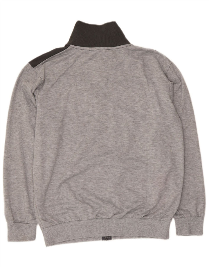 Kappa Træningsdragt til mænd Topjakke Medium Grey Colourblock Polyester