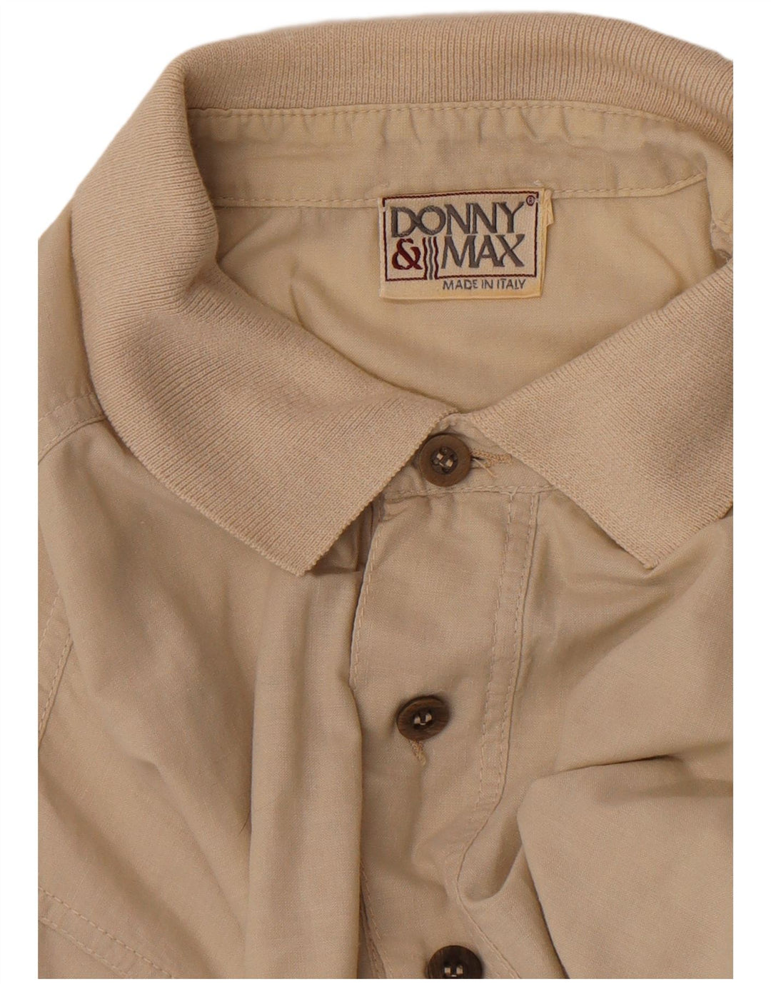Donny & Max Herre Kortærmet Pullover Shirt Medium Beige