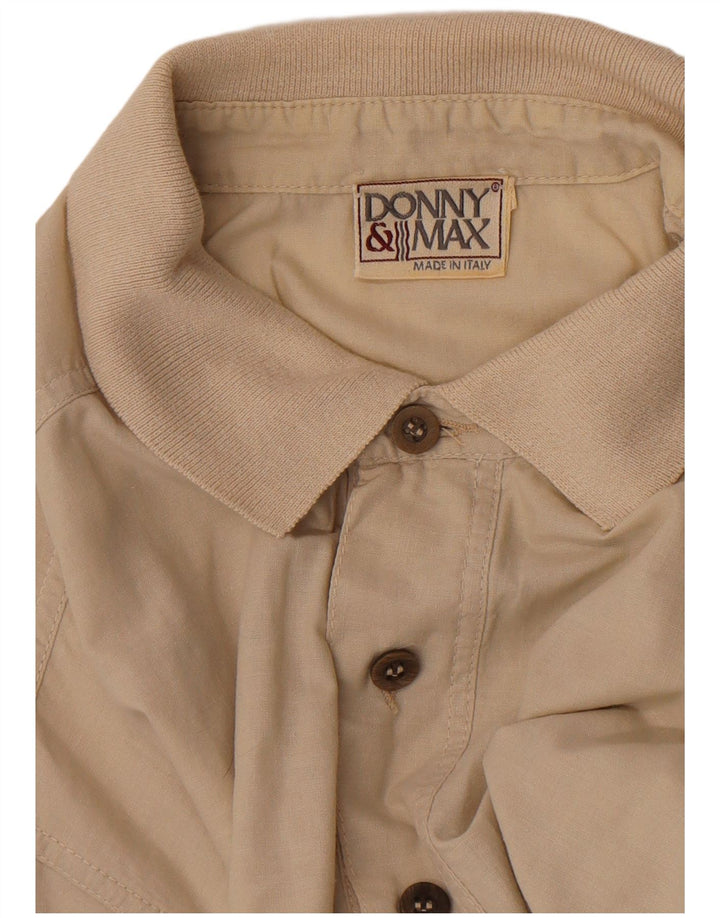 Donny & Max Herre Kortærmet Pullover Shirt Medium Beige