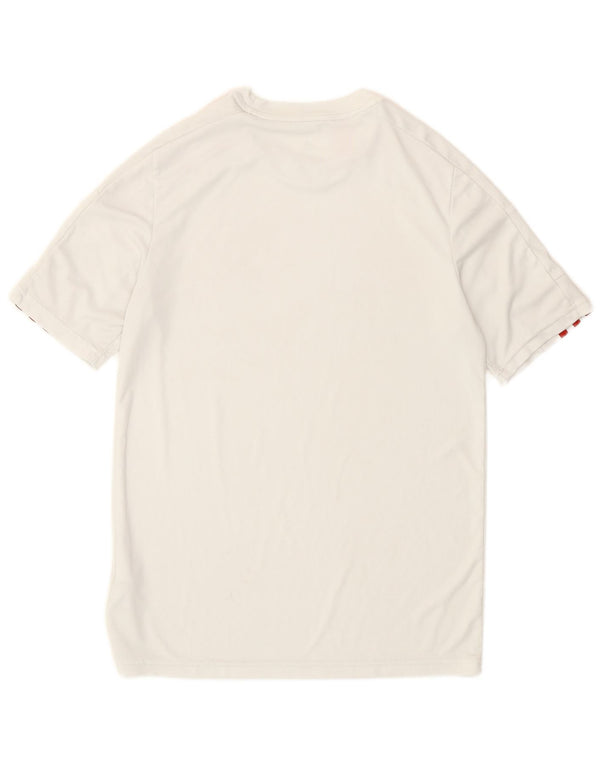 Adidas Boys Aeroready Grafisk T-Shirt Top 13-14 År Hvid Polyester