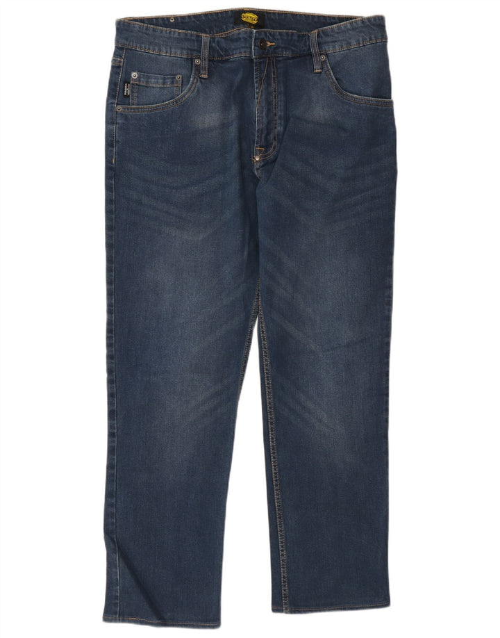 Diadora Straight Jeans til mænd W34 L30 Blå