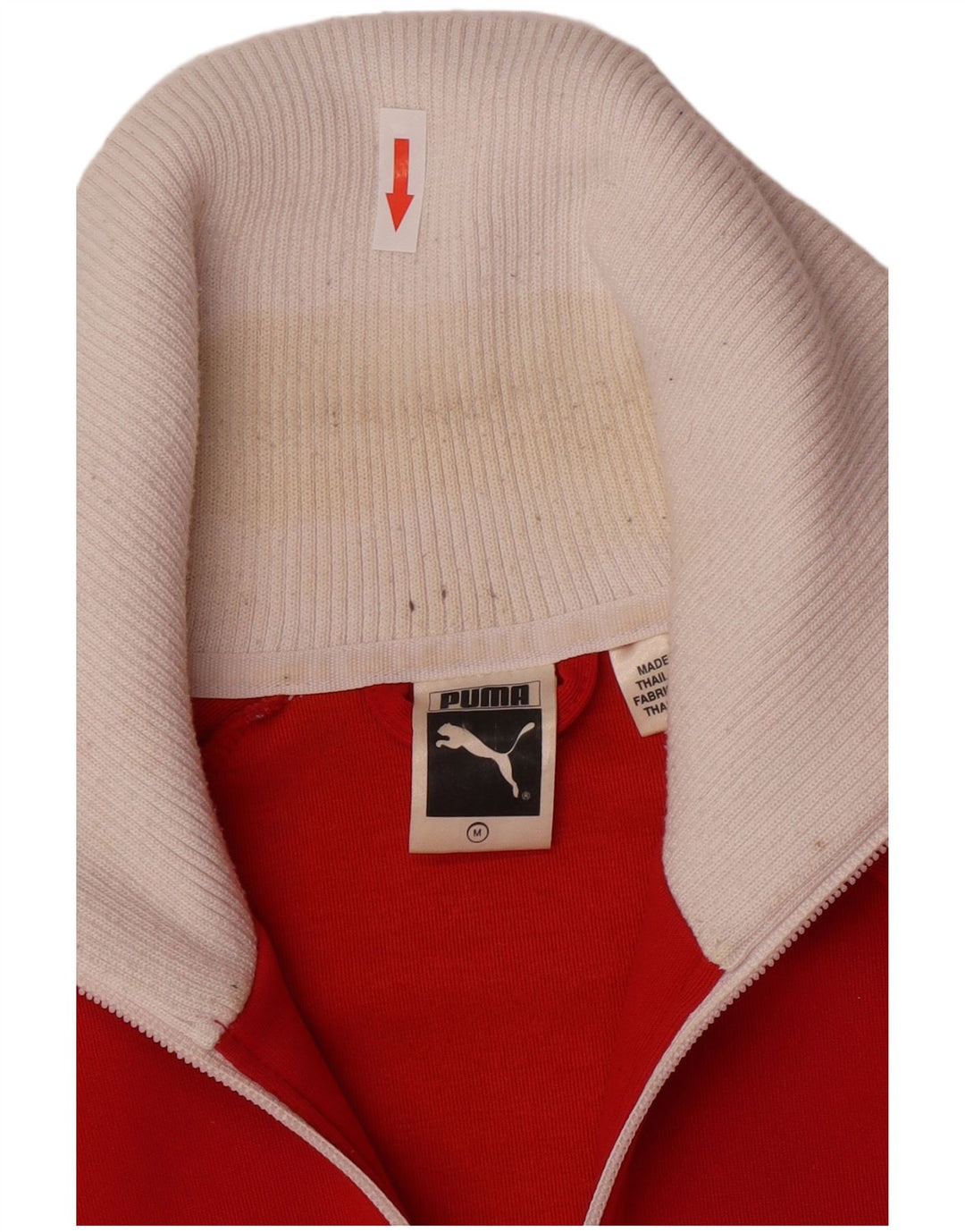 Puma Retro træningsdragt Topjakke UK 14 Medium Rød Colourblock