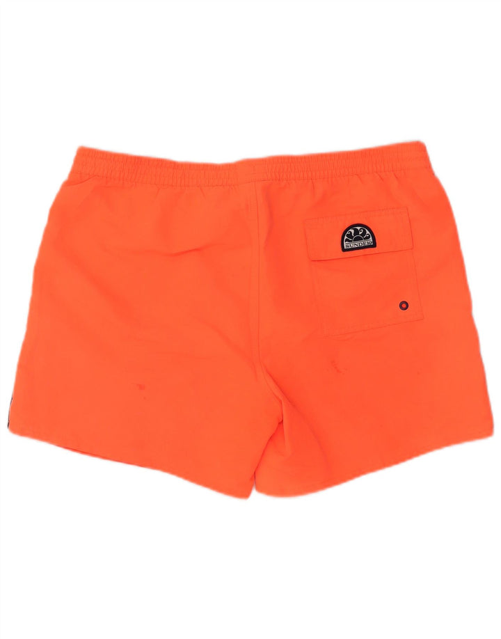 SUNDEK Herre grafiske badeshorts XL Orange Polyester