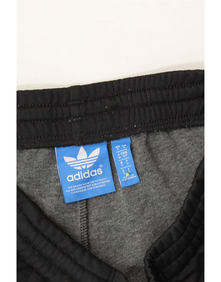 ADIDAS Womens Tracksuit Trousers UK 8 Small  Black Colourblock Polyester Vintage Adidas and Second-Hand Adidas from Messina Hembry 