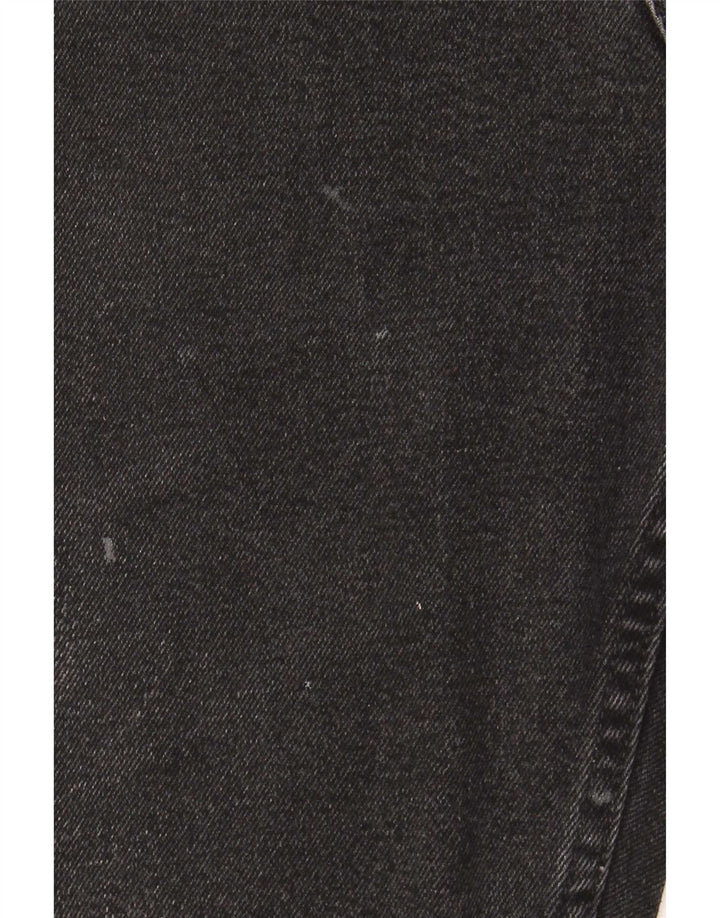 Wrangler Straight Jeans til mænd W32 L34 Sort bomuld