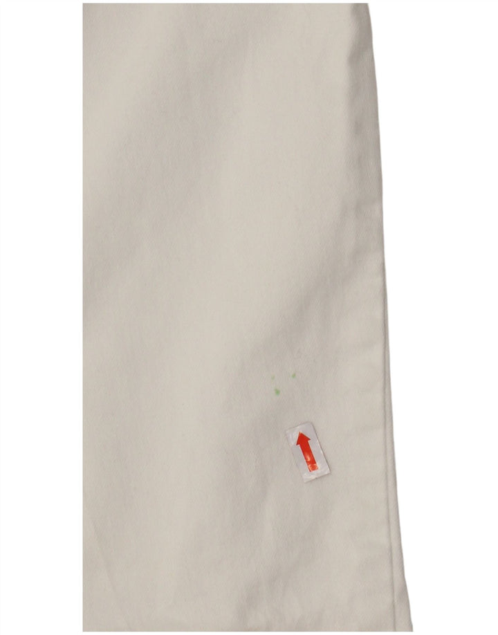 PRANA Dame Slim Jeans US 4 Small W27 L31 Hvid Bomuld