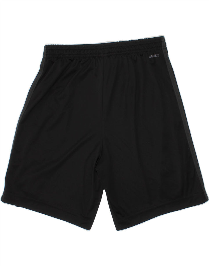 ADIDAS Boys Graphic Sport Shorts 15-16 Years  Black Polyester Vintage Adidas and Second-Hand Adidas from Messina Hembry 