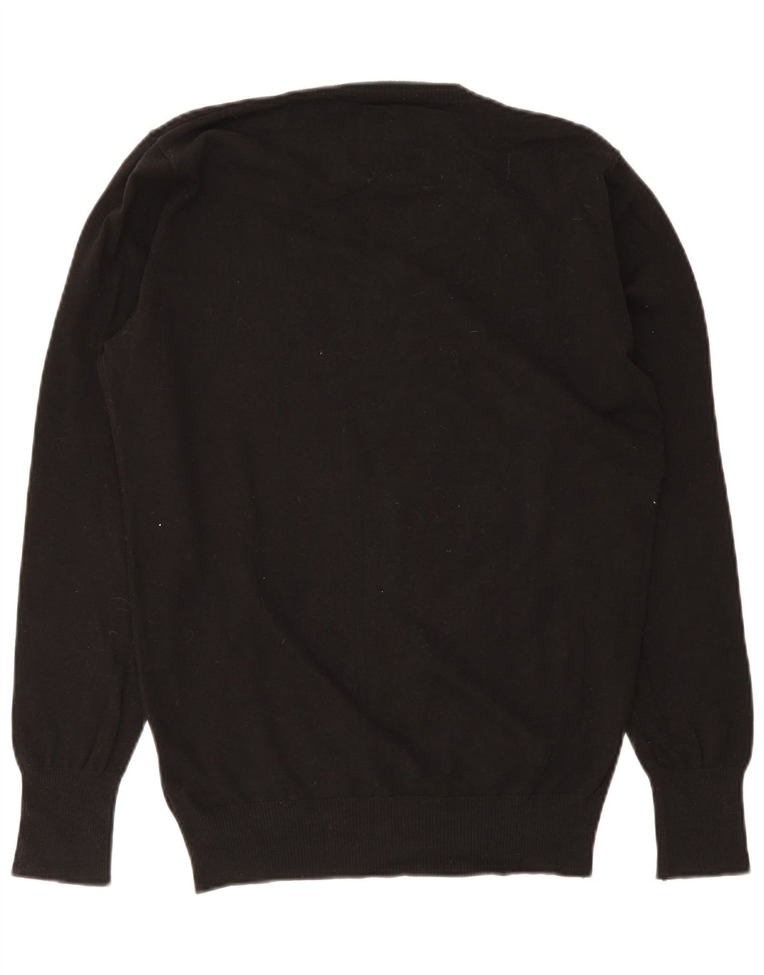Diesel Herre V-hals sweater Stor sort bomuld