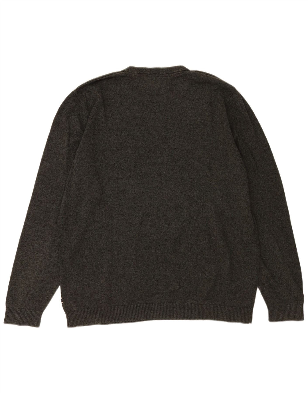 Jack & Jones Herre sweater med rund hals 2XL grå bomuld