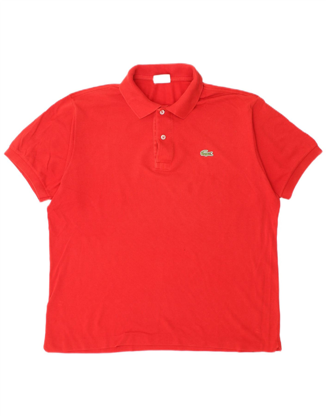 Lacoste herre poloskjorte str. 5 Large rød bomuld