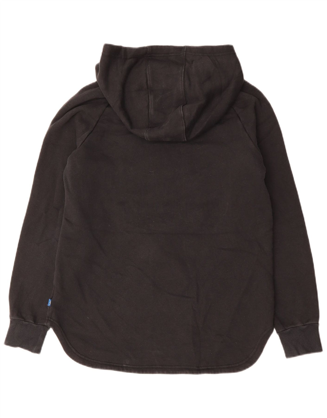 ADIDAS Grafisk hættetrøje til kvinder UK 14 Medium Sort bomuld