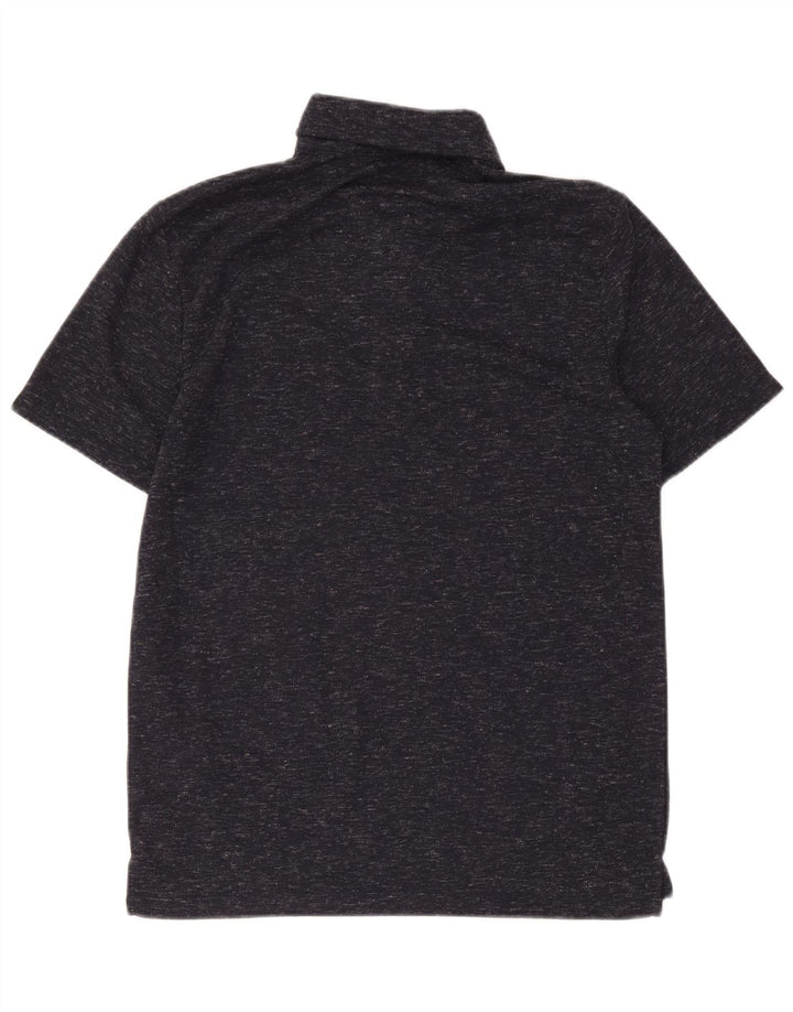 Reiss Poloshirt til mænd Medium Navy Blue Flecked Polyester