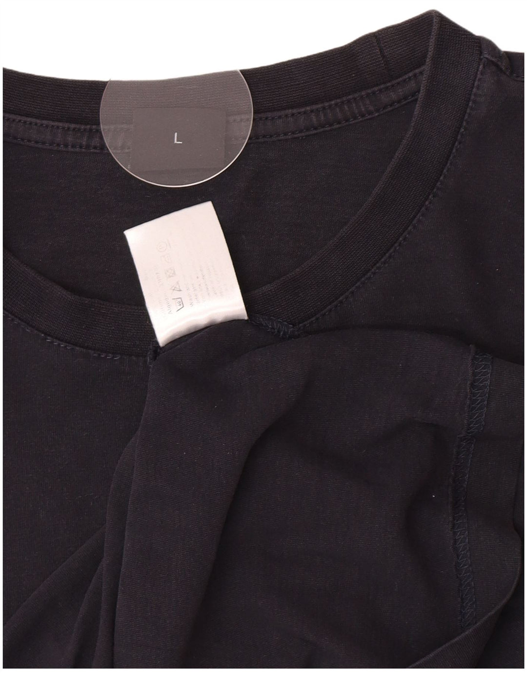 Hugo Boss Dame T-Shirt Top Stor Sort Bomuld