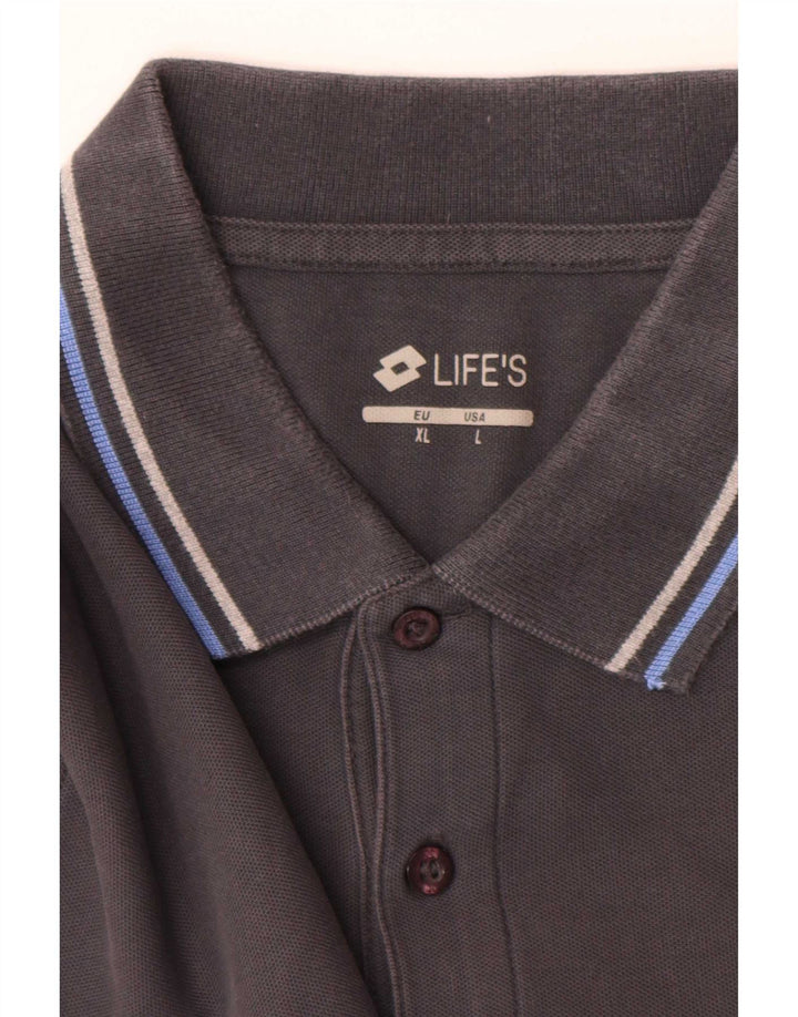Lotto Herre poloshirt Large Grey