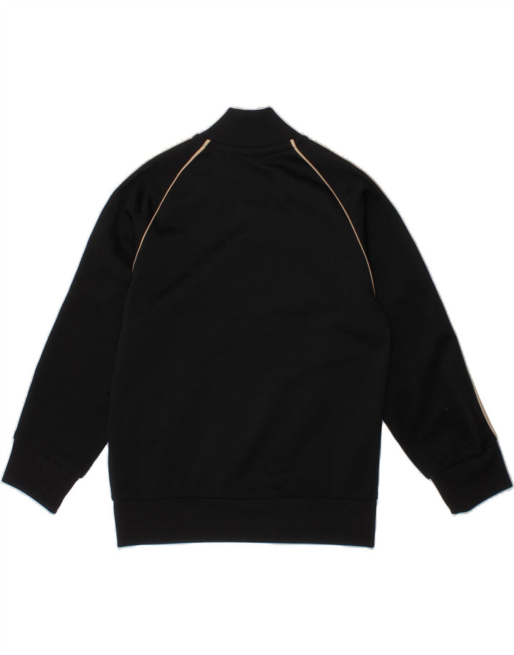 ADIDAS Boys Tracksuit Top Jacket 4-5 Years Black Polyester Vintage Adidas and Second-Hand Adidas from Messina Hembry 