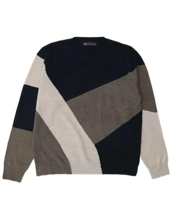 Marks & Spencer Dame sweater med rund hals DK 14 Stor Grå