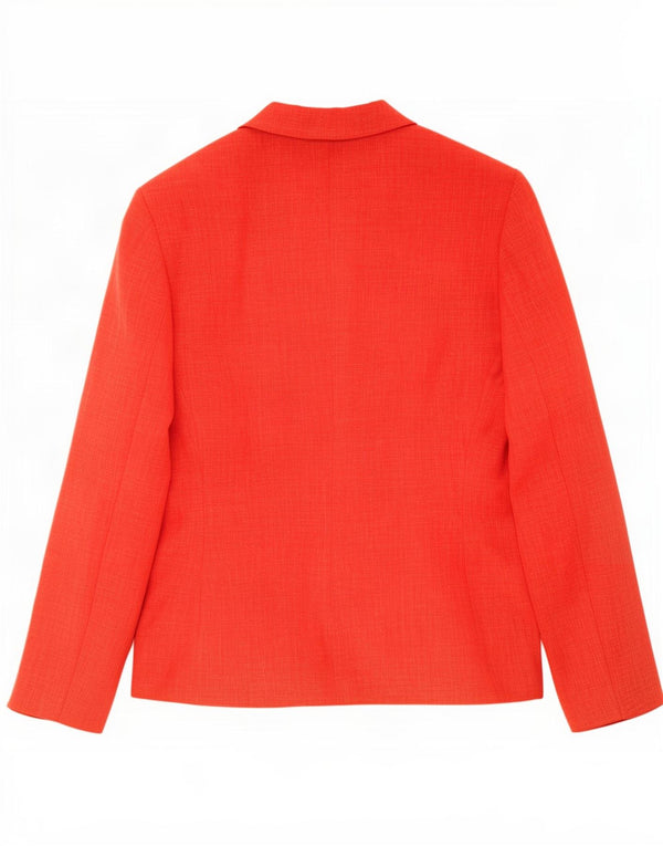 Endora Womens 6 Button Blazer Jacket UK 10 Small Red Polyester