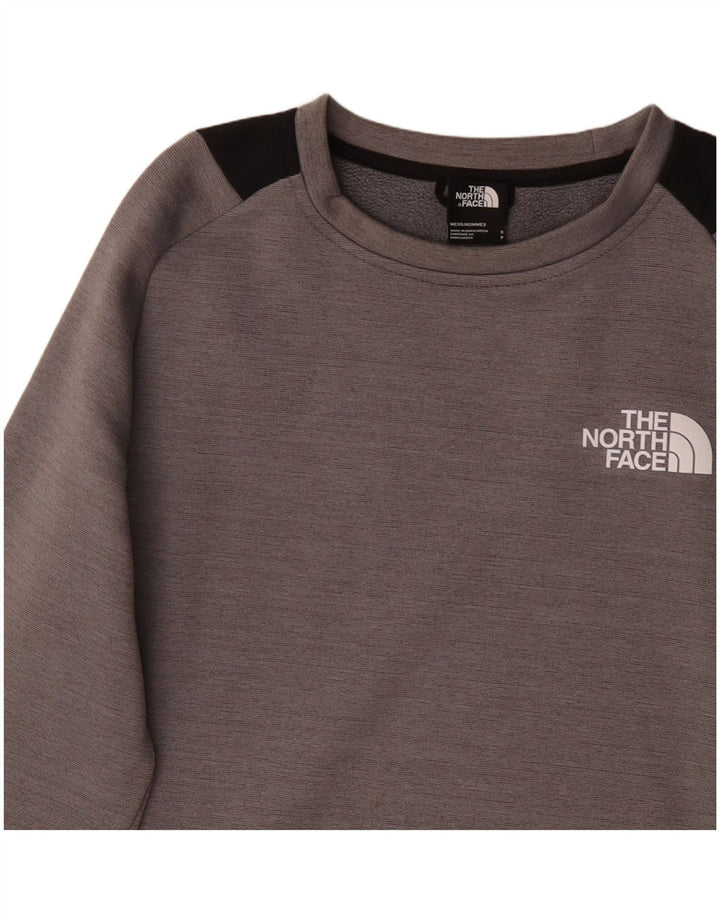 The North Face Herre Grafisk Sweatshirt Jumper Lille Grå Colourblock