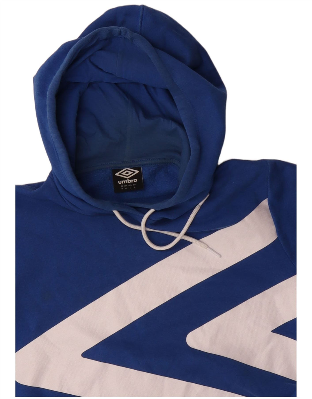 Umbro Herre Grafisk Hættetrøje Jumper Medium Blue Colourblock