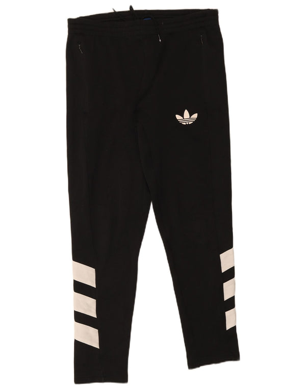 Adidas Herre grafisk træningsdragt Bukser Medium Sort Colourblock Polyester