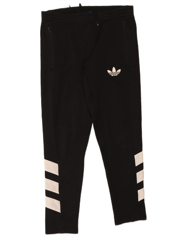 Adidas Herre grafisk træningsdragt Bukser Medium Sort Colourblock Polyester
