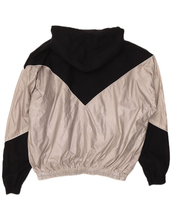 Topshop Dame Hættedragt Topjakke UK 14 Medium Sort Colourblock