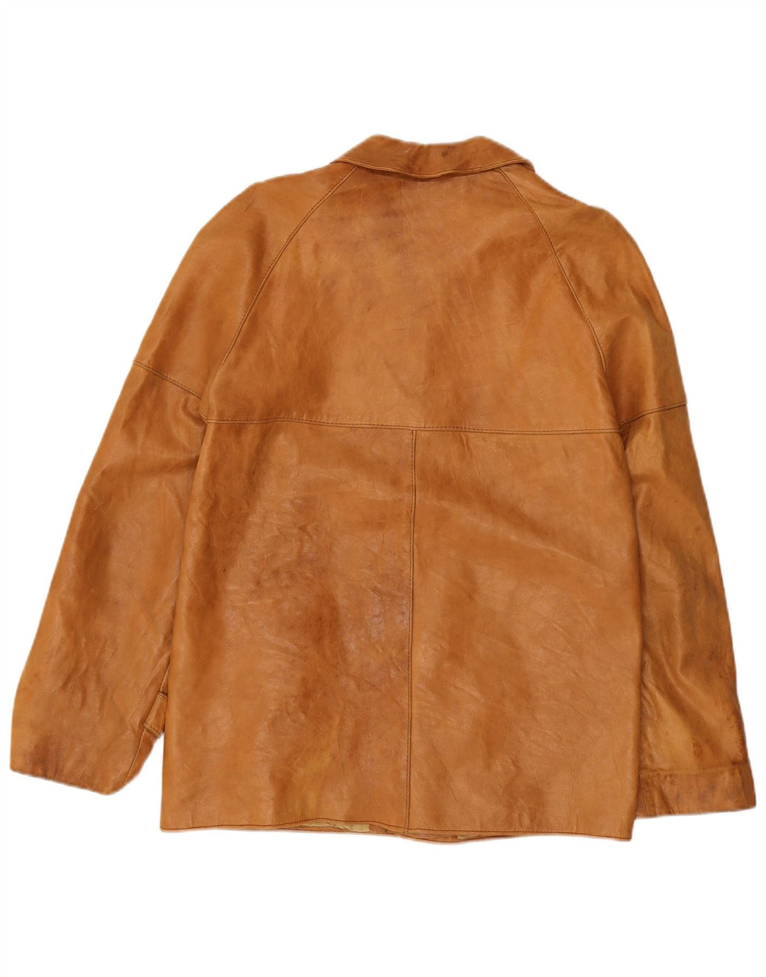 DK.PEDRINI Herre Læderjakke IT 48 Medium Beige Læder